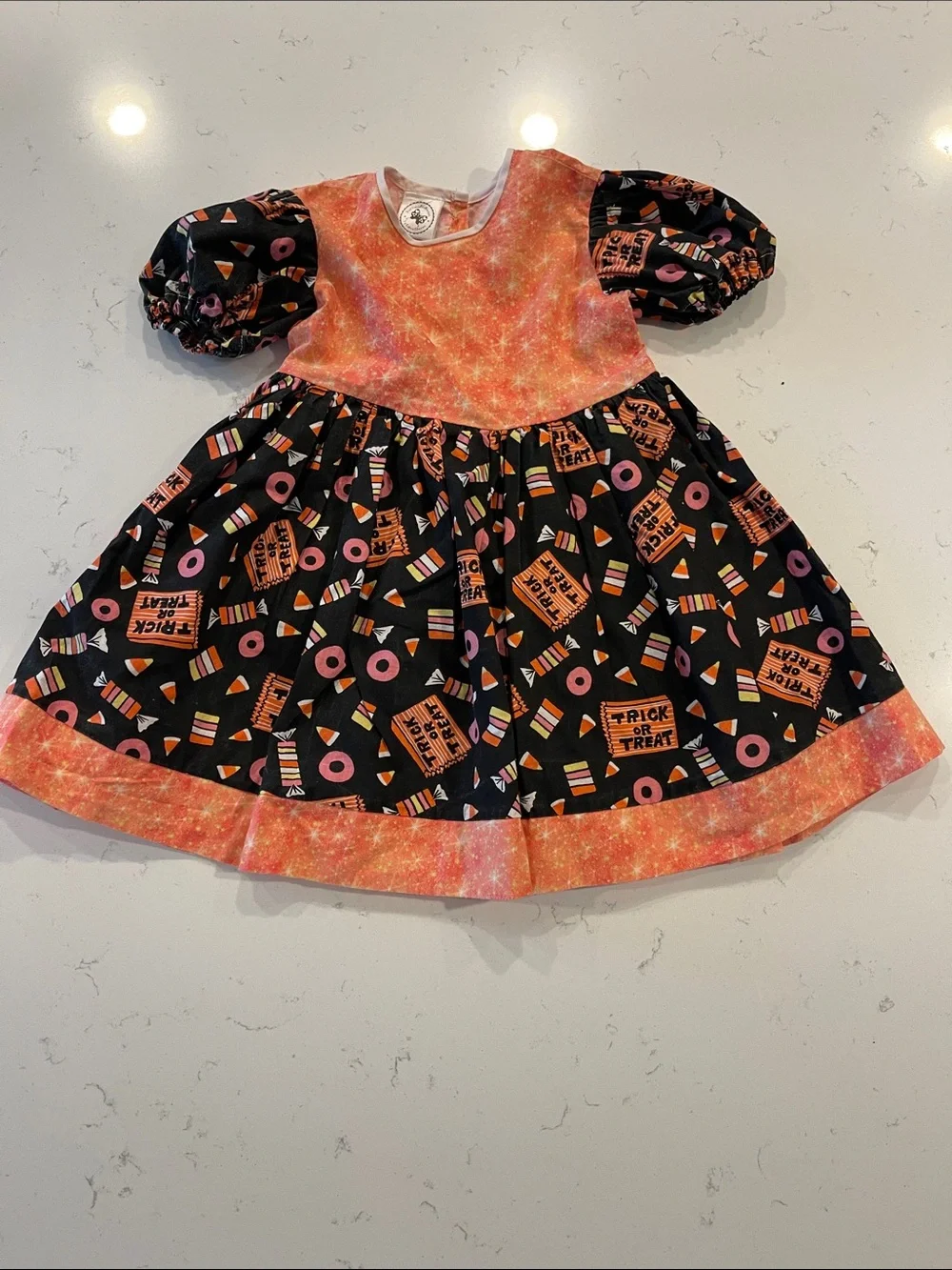 Vintage Hand Sewn Buttons And Beaux Girl’s Halloween Dress Size 4T